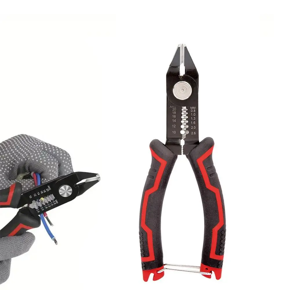Wire Stripper Pliers Automatic Stripping Cutter Cable Wire Crimping Electrician Repair Tools Wire Stripper Tool hand tools
Wire Stripper Pliers Automatic Stripping Cutter Cable Wire Crimping Electrician Repair Tools Wire Stripper Tool hand tools