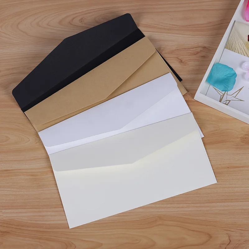 Custom. Western-Style No. 5 Kraft Paper/Black Card/Beige Daolin Envelope Plain Blank Retro Simple Invitation Envelope
Custom. Western-Style No. 5 Kraft Paper/Black Card/Beige Daolin Envelope Plain Blank Retro Simple Invitation Envelope