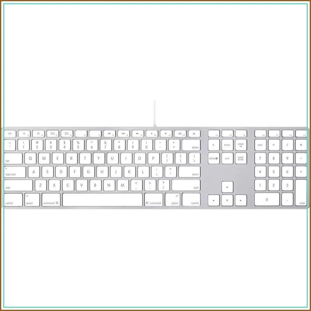 Wired Keyboard with Numeric Keypad for Mac OS X 10.6.8 & Later (Renewed)
Wired Keyboard with Numeric Keypad for Mac OS X 10.6.8 & Later (Renewed)