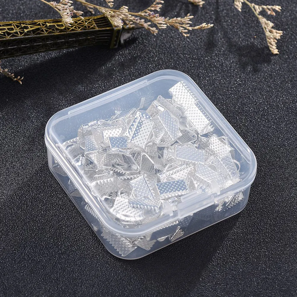 100Pcs Buckle Pinch Crimp Clamp Ends Iron Findings for Jewelry Components Ribbon Bracelet Cord Ends DIY
100Pcs Buckle Pinch Crimp Clamp Ends Iron Findings for Jewelry Components Ribbon Bracelet Cord Ends DIY