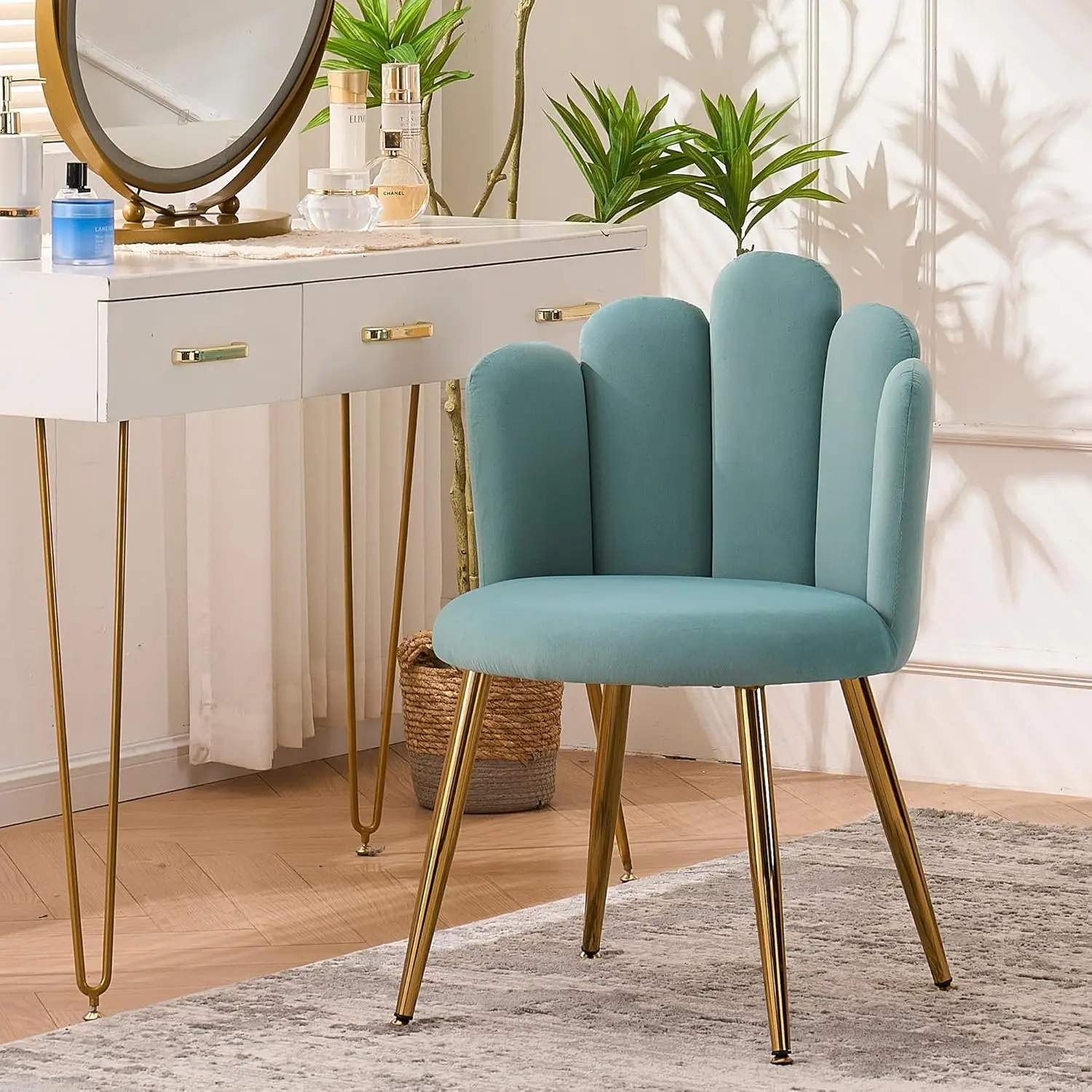 Vanity Chair With Ba Makeup Chair For Makeup Vanities Modern Cute Velvet Arml Accent Chair With Gold Legs For Living
Vanity Chair With Ba Makeup Chair For Makeup Vanities Modern Cute Velvet Arml Accent Chair With Gold Legs For Living