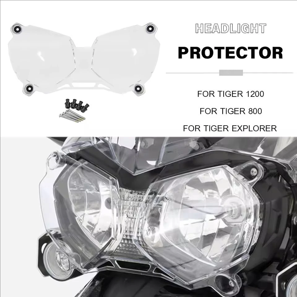 Motorcycle Headlight Protector Light Cover Protective Guard Acrylic For Triumph Tiger 800 XC XCX XCA XR XRX 2011-2018 Tiger1200
Motorcycle Headlight Protector Light Cover Protective Guard Acrylic For Triumph Tiger 800 XC XCX XCA XR XRX 2011-2018 Tiger1200