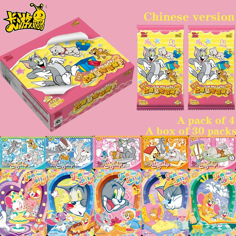 Горячая новинка: Официальный набор карточек Kayou «Том и Джерри», Серия 2: «Вечная гонка» — дуэт врагов-компаньонов, классическая соревновательность, аниме-карточки, изысканный подарок-игрушка
Горячая новинка: Официальный набор карточек Kayou «Том и Джерри», Серия 2: «Вечная гонка» — дуэт врагов-компаньонов, классическая соревновательность, аниме-карточки, изысканный подарок-игрушка