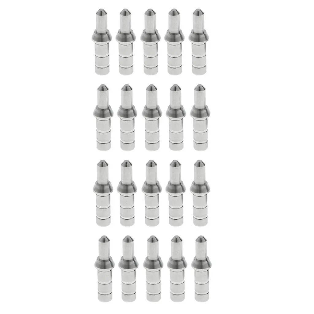 Archery Arrow Pin Nock Adapter Silver Alloy Nock Bushing for 4.2mm Arrow Shaft Hunting and Target Gear
Archery Arrow Pin Nock Adapter Silver Alloy Nock Bushing for 4.2mm Arrow Shaft Hunting and Target Gear