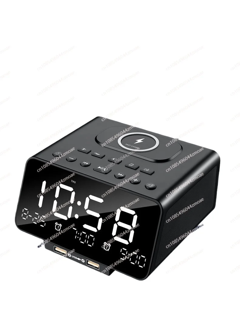 Multifunctional wireless bluetooth alarm clock, speaker, wireless, fast charging, music player
Multifunctional wireless bluetooth alarm clock, speaker, wireless, fast charging, music player