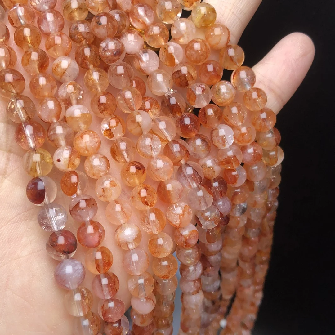 1 Pc Fengbaowu Natural Red Hematoid Quartz Bracelet Round Beads 55CM Crystal Reiki Healing Stone Fashion Jewelry Gift For Women
1 Pc Fengbaowu Natural Red Hematoid Quartz Bracelet Round Beads 55CM Crystal Reiki Healing Stone Fashion Jewelry Gift For Women