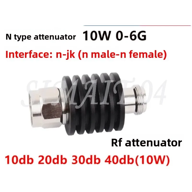 N Type 10W Attenuator, RF Attenuator 20db 40db 6G Signal Fixed Attenuator DC-3G 5G 6G
N Type 10W Attenuator, RF Attenuator 20db 40db 6G Signal Fixed Attenuator DC-3G 5G 6G
