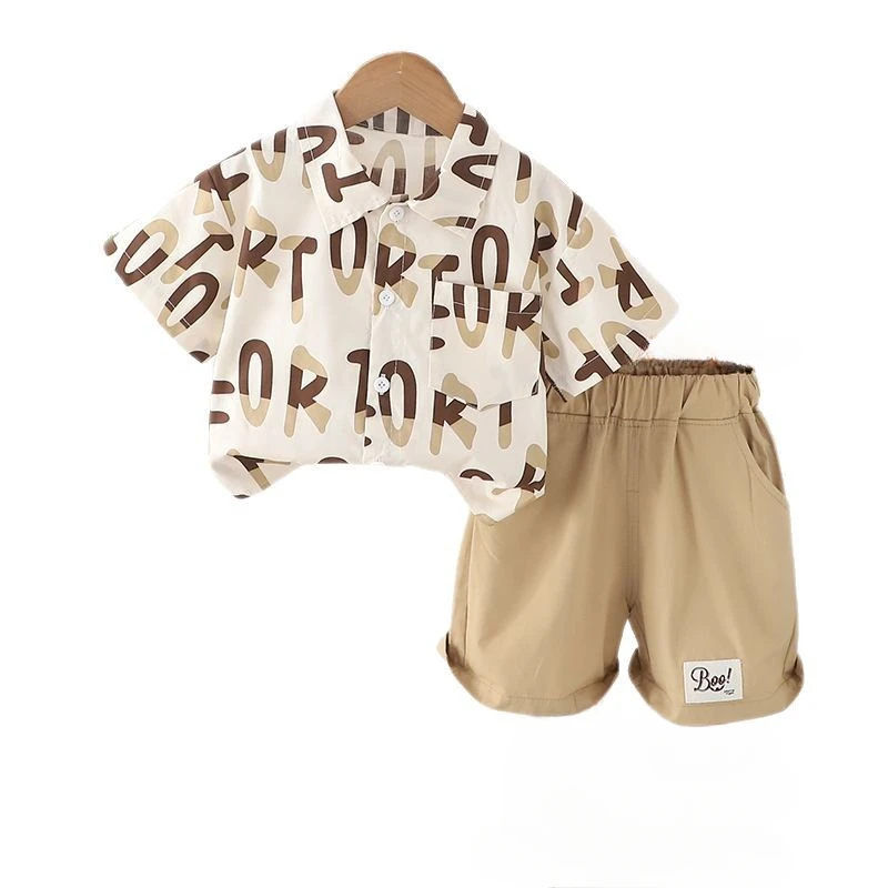 New Summer Baby Boys Clothes Suit Children Letter Shirt Shorts 2Pcs/Sets Kids Clothing Infant Casual Costume Toddler Tracksuits
New Summer Baby Boys Clothes Suit Children Letter Shirt Shorts 2Pcs/Sets Kids Clothing Infant Casual Costume Toddler Tracksuits