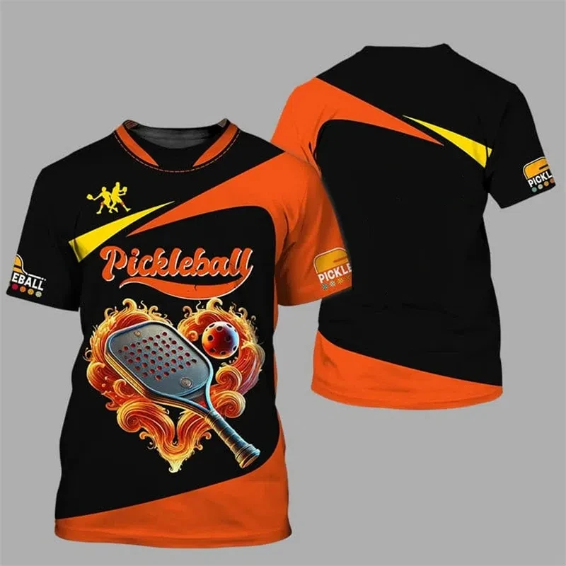 Pickleball Team Sports T-shirt Men's and Women's Round Neck Short Sleeve Cool Fashion Pattern Design Trendy Outdoor
Pickleball Team Sports T-shirt Men's and Women's Round Neck Short Sleeve Cool Fashion Pattern Design Trendy Outdoor
