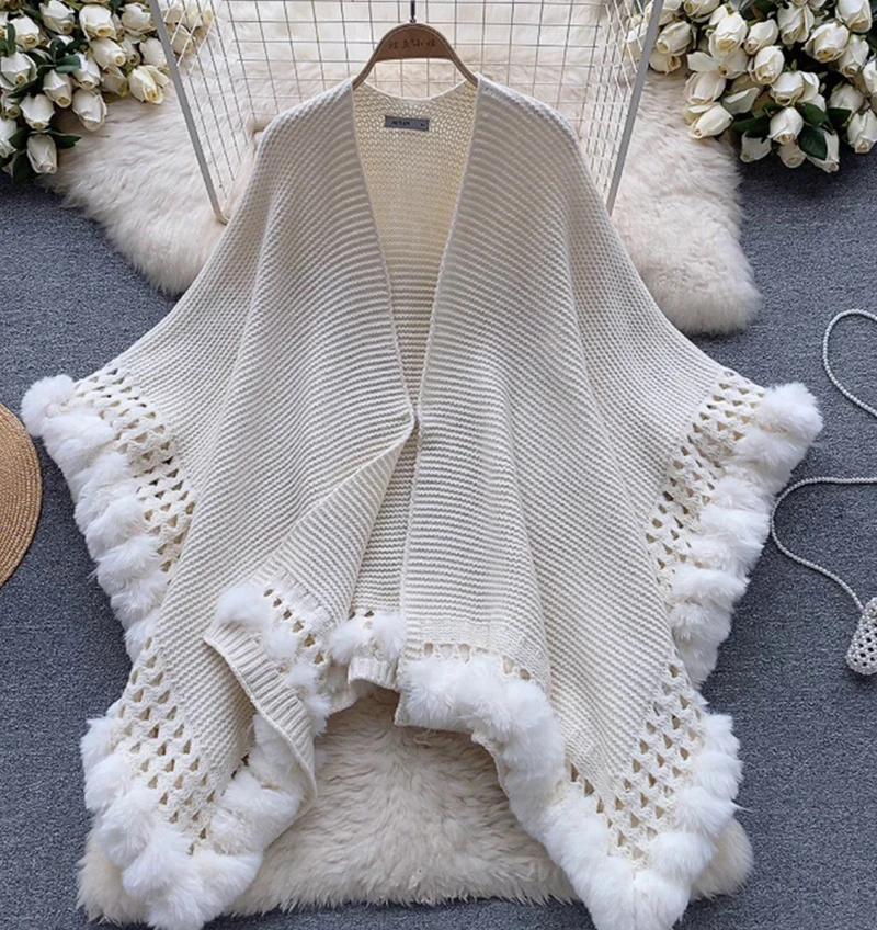 Новая осенне-зимняя вязаная накидка-шаль для женщин, средней длины, свободного кроя, удлиненный плащ-куртка, вязаный кардиган-свитер
Новая осенне-зимняя вязаная накидка-шаль для женщин, средней длины, свободного кроя, удлиненный плащ-куртка, вязаный кардиган-свитер