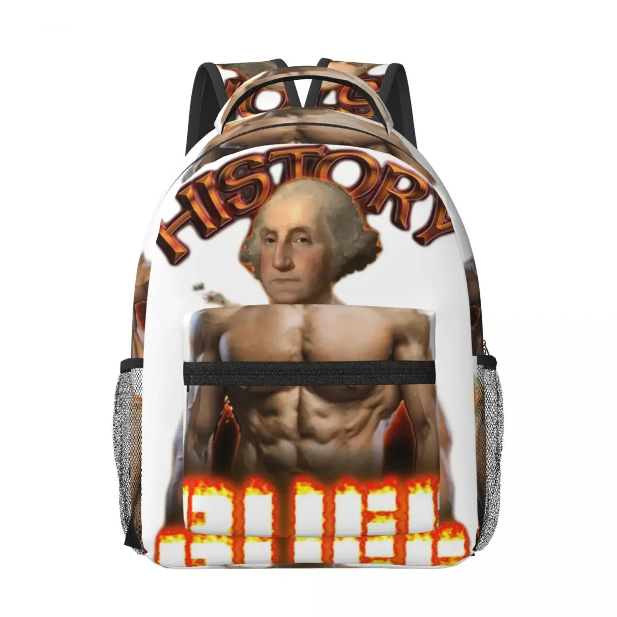 History Buff George Washington Woman Backpacks Boys Girls Bookbag Children School Bags Portability Laptop Rucksack Shoulder Bag
History Buff George Washington Woman Backpacks Boys Girls Bookbag Children School Bags Portability Laptop Rucksack Shoulder Bag
