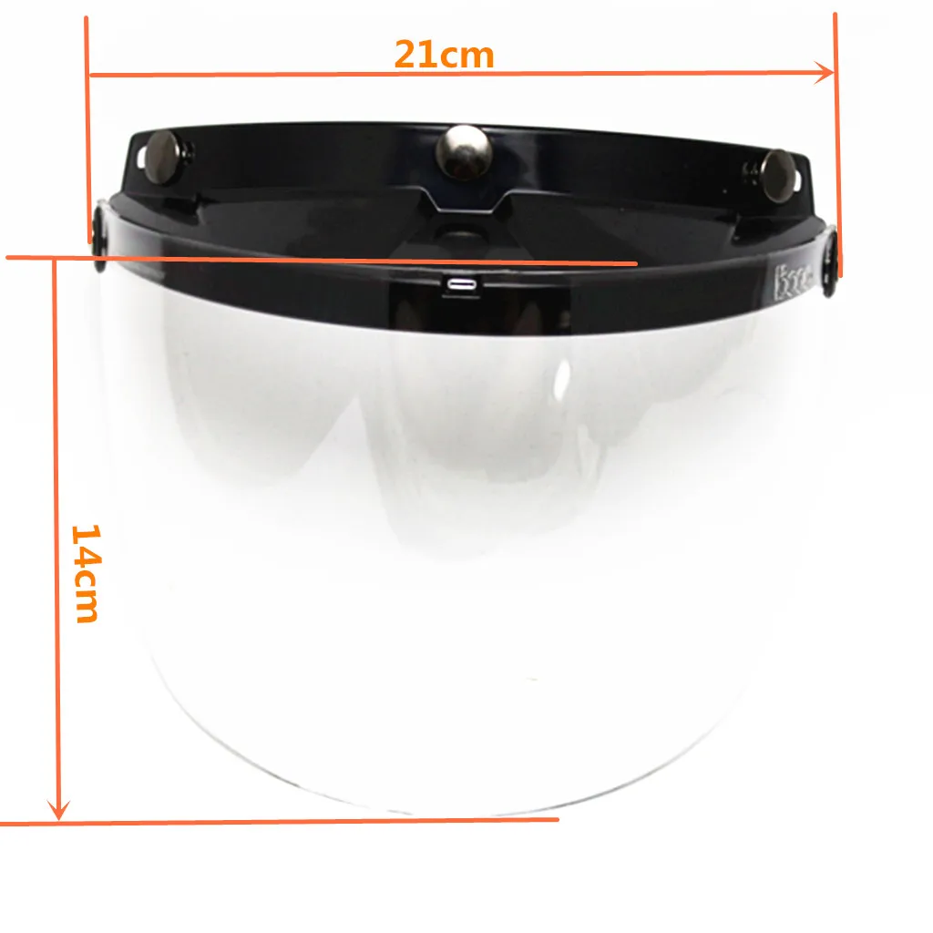 Impact Resistant 3 Snap Flip Up Visor HD Vision Sun Block Motorcycle Helmet Shield for Universal Open Face Helmet
Impact Resistant 3 Snap Flip Up Visor HD Vision Sun Block Motorcycle Helmet Shield for Universal Open Face Helmet