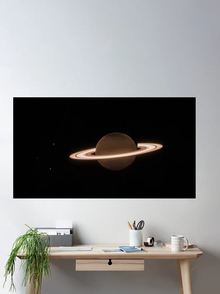 Saturn Near Infrared James Webb Space Telescope Rings Photo, Art Print Canvas Poster, Living Room Decor, Home Wall Picture
Saturn Near Infrared James Webb Space Telescope Rings Photo, Art Print Canvas Poster, Living Room Decor, Home Wall Picture