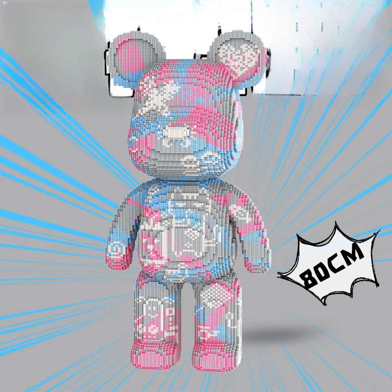 Tide Play 80cm Super Big Bear Puzzle Building Block Toy Boys and Girls Brain Birthday Gift Living Room Ornament Friends Moc
Tide Play 80cm Super Big Bear Puzzle Building Block Toy Boys and Girls Brain Birthday Gift Living Room Ornament Friends Moc
