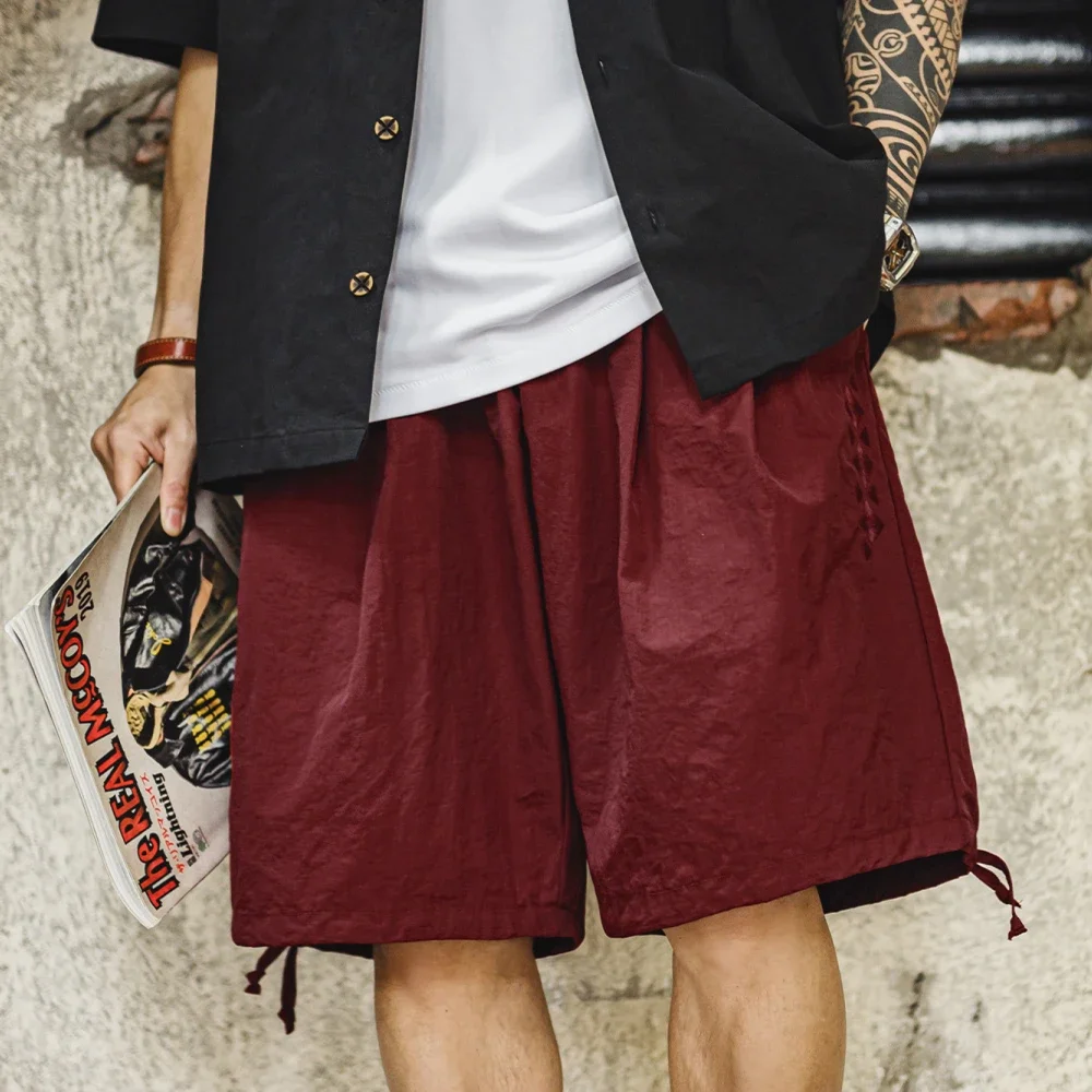 Maden Men's Casual Navajo Embroidered Shorts Elastic Waist Loose Fit Beach Pants with Pockets Summer Thin Cargo Short Bottom
Maden Men's Casual Navajo Embroidered Shorts Elastic Waist Loose Fit Beach Pants with Pockets Summer Thin Cargo Short Bottom