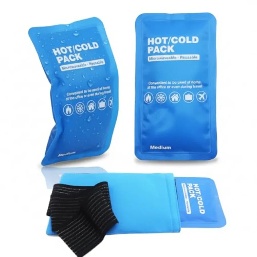 Reusable Gel Ice Pack for Injuries - Hot and Cold Therapy Pack for Muscle Pain Relief, Swelling Reduction, Post Surgery Recover
Reusable Gel Ice Pack for Injuries - Hot and Cold Therapy Pack for Muscle Pain Relief, Swelling Reduction, Post Surgery Recover