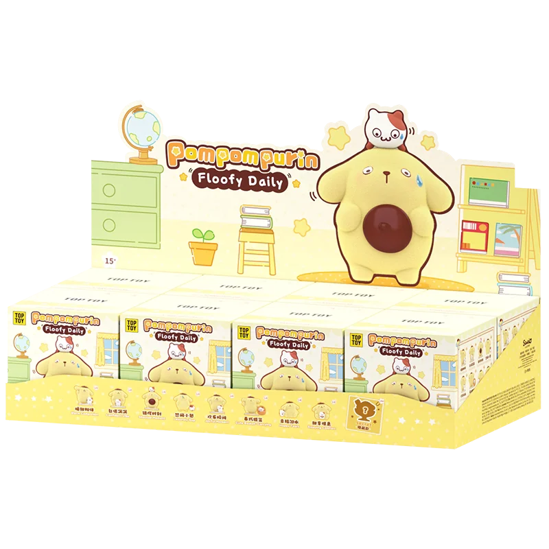 TOPTOY Sanrio Family Pompompurin Fluffy Daily Series Handmade Flocking Blind Box Car Ornament Cute Gift Fashion Play Doll
TOPTOY Sanrio Family Pompompurin Fluffy Daily Series Handmade Flocking Blind Box Car Ornament Cute Gift Fashion Play Doll