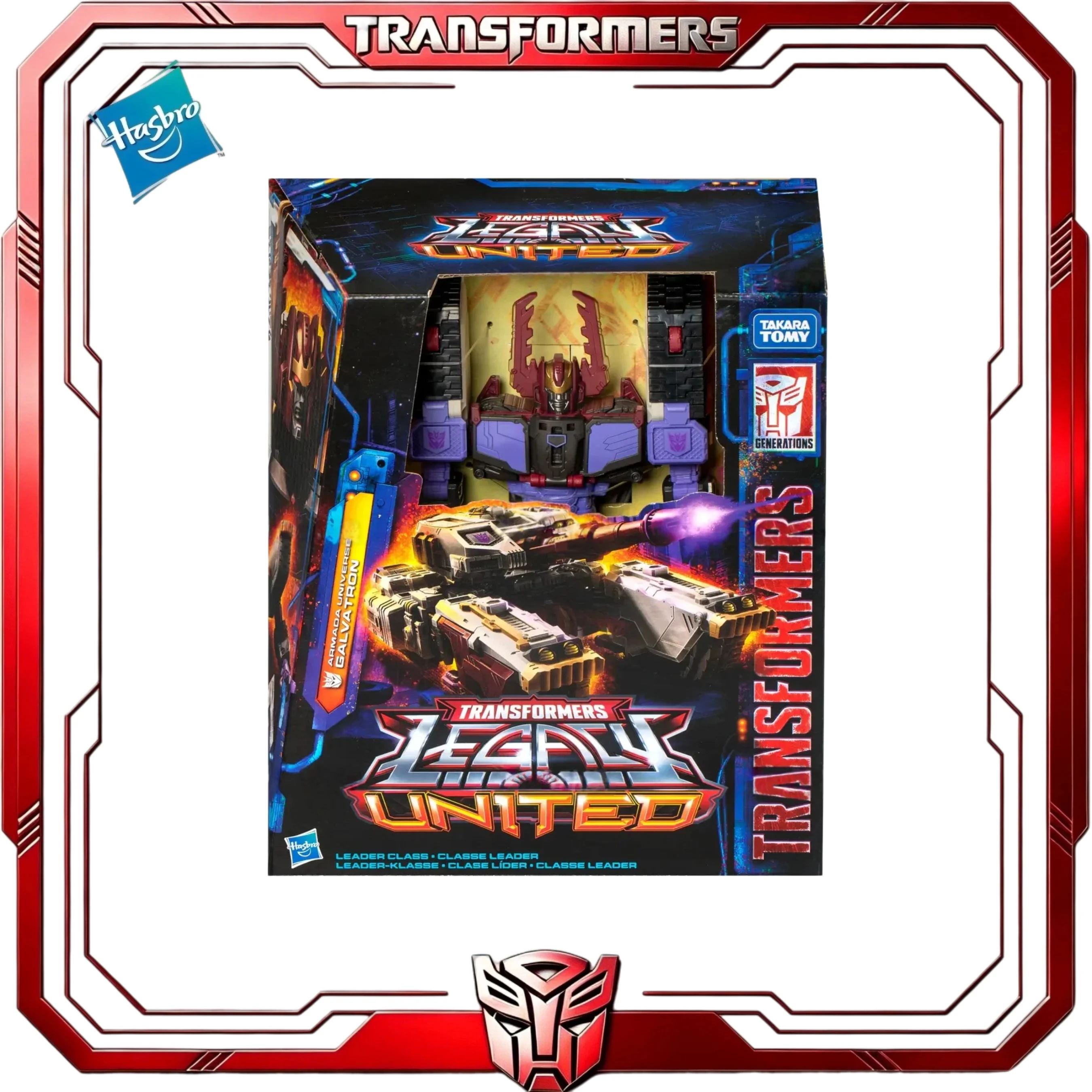 In Stock Transformers Legacy United Leader Galvatron Hasbro Armada Universe Tank Collectible Action Figure Toy Gift For Fans
In Stock Transformers Legacy United Leader Galvatron Hasbro Armada Universe Tank Collectible Action Figure Toy Gift For Fans