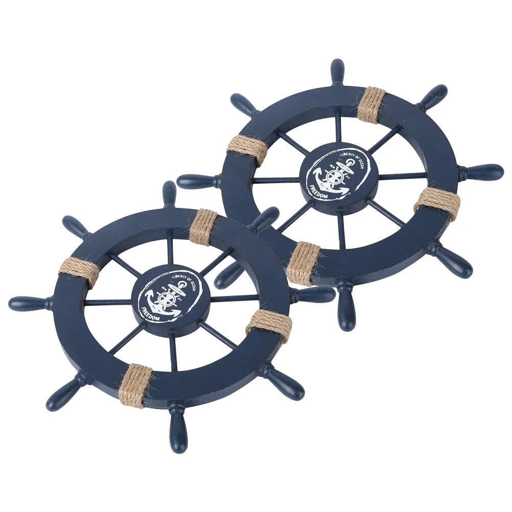 2 Pcs Wooden Ship Wheel Wall Hanging Decor Creative Nautical Style Steering Rudder Home Bedroom Living Room Bar Beach Bright
2 Pcs Wooden Ship Wheel Wall Hanging Decor Creative Nautical Style Steering Rudder Home Bedroom Living Room Bar Beach Bright