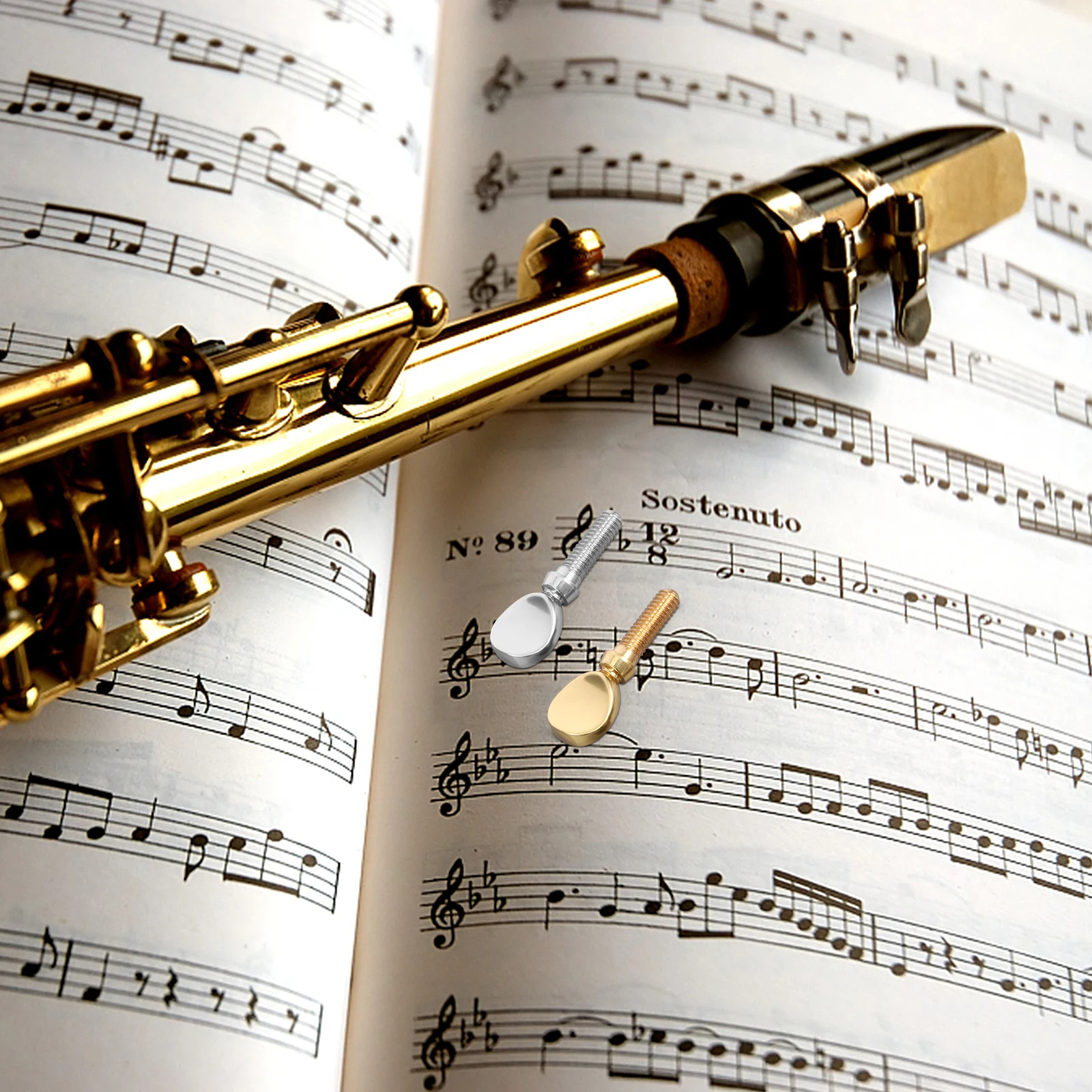4 Pcs Saxophone Screws for Eb Alto Clarinet Mouthpiece Gold Silver Metal Neck Tightening Accessories
4 Pcs Saxophone Screws for Eb Alto Clarinet Mouthpiece Gold Silver Metal Neck Tightening Accessories