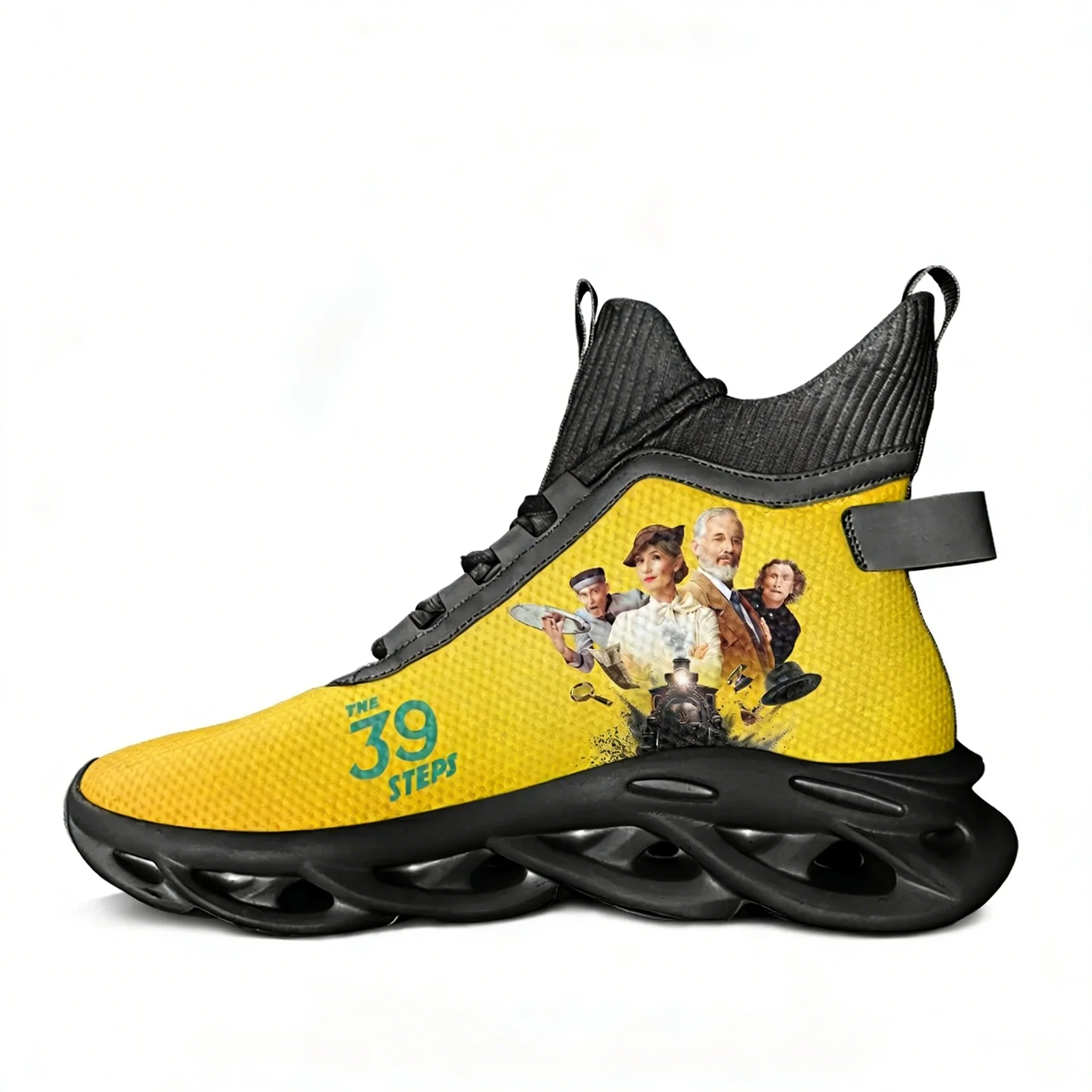 The 39 Steps High Top Flats Sneakers Mens Womens Sports Shoe High Quality Fashion Sneaker Lace Up Mesh Footwear Customized Shoes
The 39 Steps High Top Flats Sneakers Mens Womens Sports Shoe High Quality Fashion Sneaker Lace Up Mesh Footwear Customized Shoes