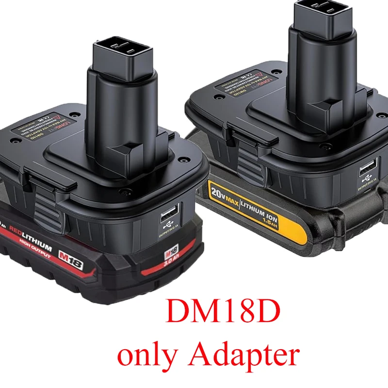 Battery Adapter DM18D for Dewalt 18V Power Tools Converts Dewalt 20V and Milwaukee 18V Batteries To Dewalt Ni-Cd Ni-MH Batteries
Battery Adapter DM18D for Dewalt 18V Power Tools Converts Dewalt 20V and Milwaukee 18V Batteries To Dewalt Ni-Cd Ni-MH Batteries