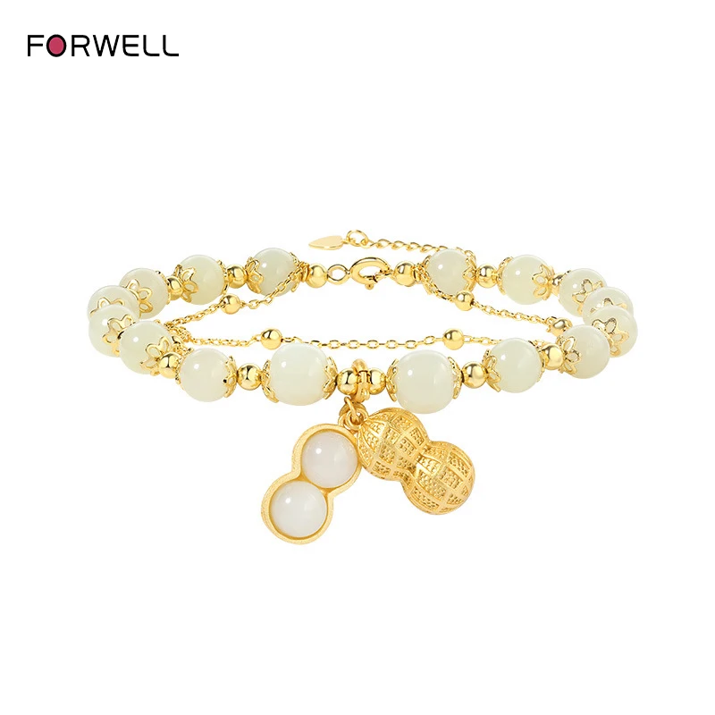 FORWELL Hetian jade bracele Bracelet Luxury Exquisite Jewelry Couple Beaded Bracelet Gifts hot sale bracelet gift for girlfriend
FORWELL Hetian jade bracele Bracelet Luxury Exquisite Jewelry Couple Beaded Bracelet Gifts hot sale bracelet gift for girlfriend