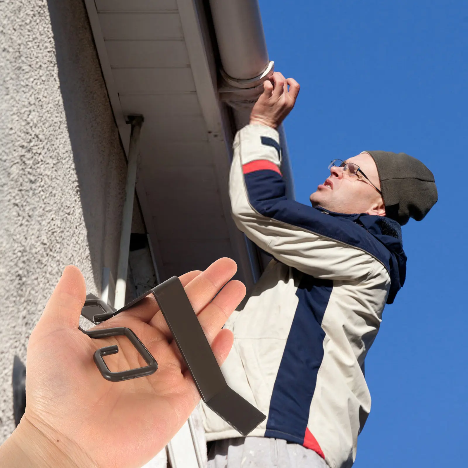 2Set Metal Rain Chain Adapter Hook Decorative Rain Chain Drainer Rust Proof for Outdoor Gutter Drain Connection
2Set Metal Rain Chain Adapter Hook Decorative Rain Chain Drainer Rust Proof for Outdoor Gutter Drain Connection