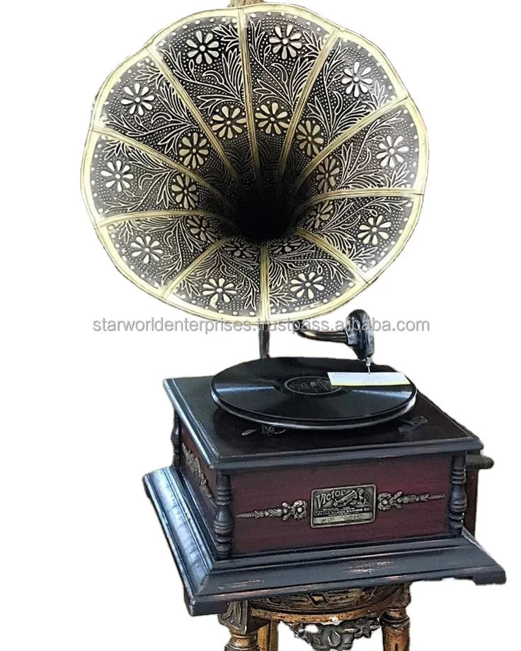 Factory Supply Classic Wooden Radio Gramophone Luxury Retro Vinyl Phonograph Record Player Antique Gramophone
Factory Supply Classic Wooden Radio Gramophone Luxury Retro Vinyl Phonograph Record Player Antique Gramophone