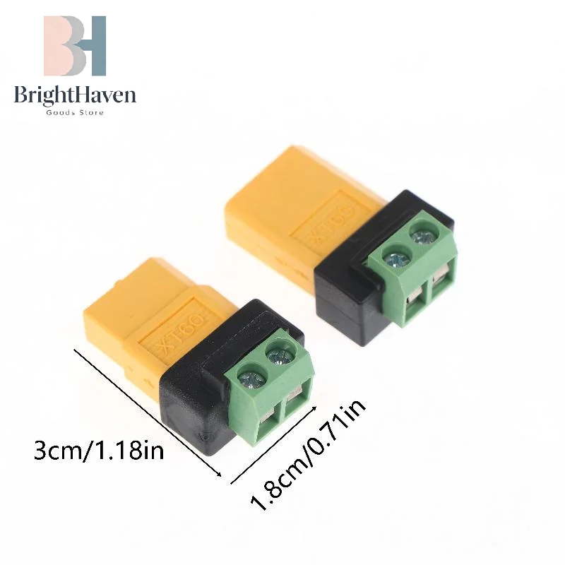 XT60 Male Female To 2Pin Terminal Adapter Solderless Charging Connector For UAV Balance Charger Solar Panel Model Devices B.H
XT60 Male Female To 2Pin Terminal Adapter Solderless Charging Connector For UAV Balance Charger Solar Panel Model Devices B.H