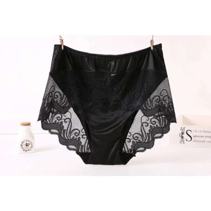 3 Pairs High-waisted Plus Size Panties Female 95KG Satin Silky Lace Shorts Sexy Modal Red Year Smooth Soft Quick-dry Briefs New
3 Pairs High-waisted Plus Size Panties Female 95KG Satin Silky Lace Shorts Sexy Modal Red Year Smooth Soft Quick-dry Briefs New