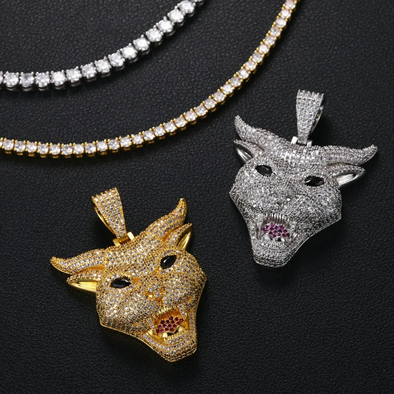 Хип-хоп 5A CZ Stone Paved Bling Iced Out Cool Леопардовый Демон Подвески Ожерелье для Мужчин Рэпер Ювелирные Изделия Золото Серебристый Цвет
Хип-хоп 5A CZ Stone Paved Bling Iced Out Cool Леопардовый Демон Подвески Ожерелье для Мужчин Рэпер Ювелирные Изделия Золото Серебристый Цвет