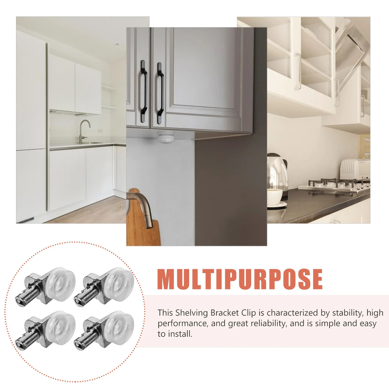 40Pcs Glass Shelf Bracket Clip Zinc Alloy Stable Adjustable Shelf Support for Cabinets Closets Supermarkets Tool Rooms
40Pcs Glass Shelf Bracket Clip Zinc Alloy Stable Adjustable Shelf Support for Cabinets Closets Supermarkets Tool Rooms