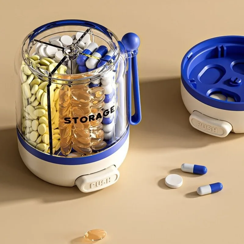 4 Grid Pill Organizer Box Food Grade PP Material Waterproof Type Design Portable For Daily Vitamin Organization Medicine Storage
4 Grid Pill Organizer Box Food Grade PP Material Waterproof Type Design Portable For Daily Vitamin Organization Medicine Storage