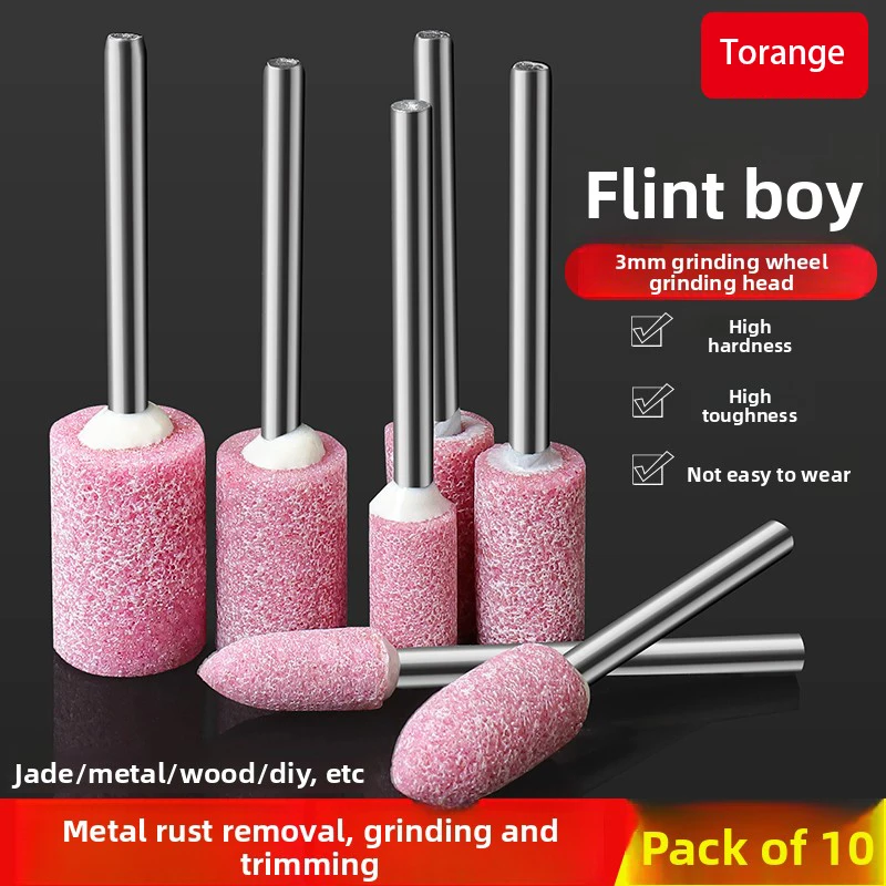 Red Corundum Grinding Wheel Grinding Head Flint Small Circular Diamond Stone Grinding Head 3mm Cylindrical Electric Grinder 
Red Corundum Grinding Wheel Grinding Head Flint Small Circular Diamond Stone Grinding Head 3mm Cylindrical Electric Grinder