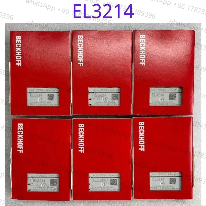 Brand new programmable controller module EL3214, original and genuine, brand new and unopened function pack
Brand new programmable controller module EL3214, original and genuine, brand new and unopened function pack
