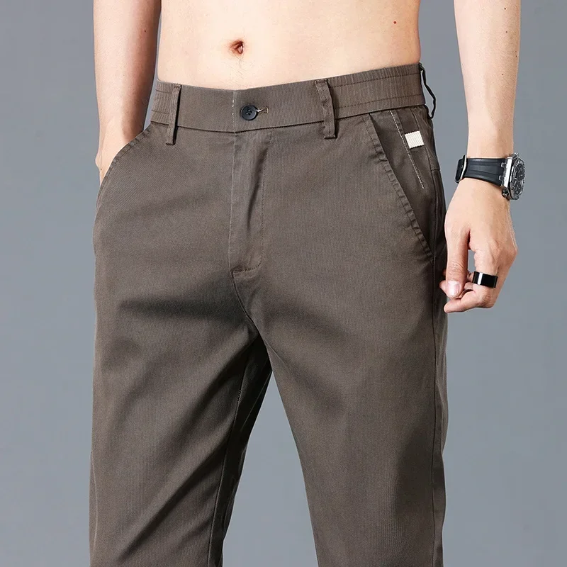 2024 Autumn Summer Casual Men‘s Classic Formal Work Suit Pants Male Elastic Waist Stretch Slim Business Pants Korean Trousers
2024 Autumn Summer Casual Men‘s Classic Formal Work Suit Pants Male Elastic Waist Stretch Slim Business Pants Korean Trousers