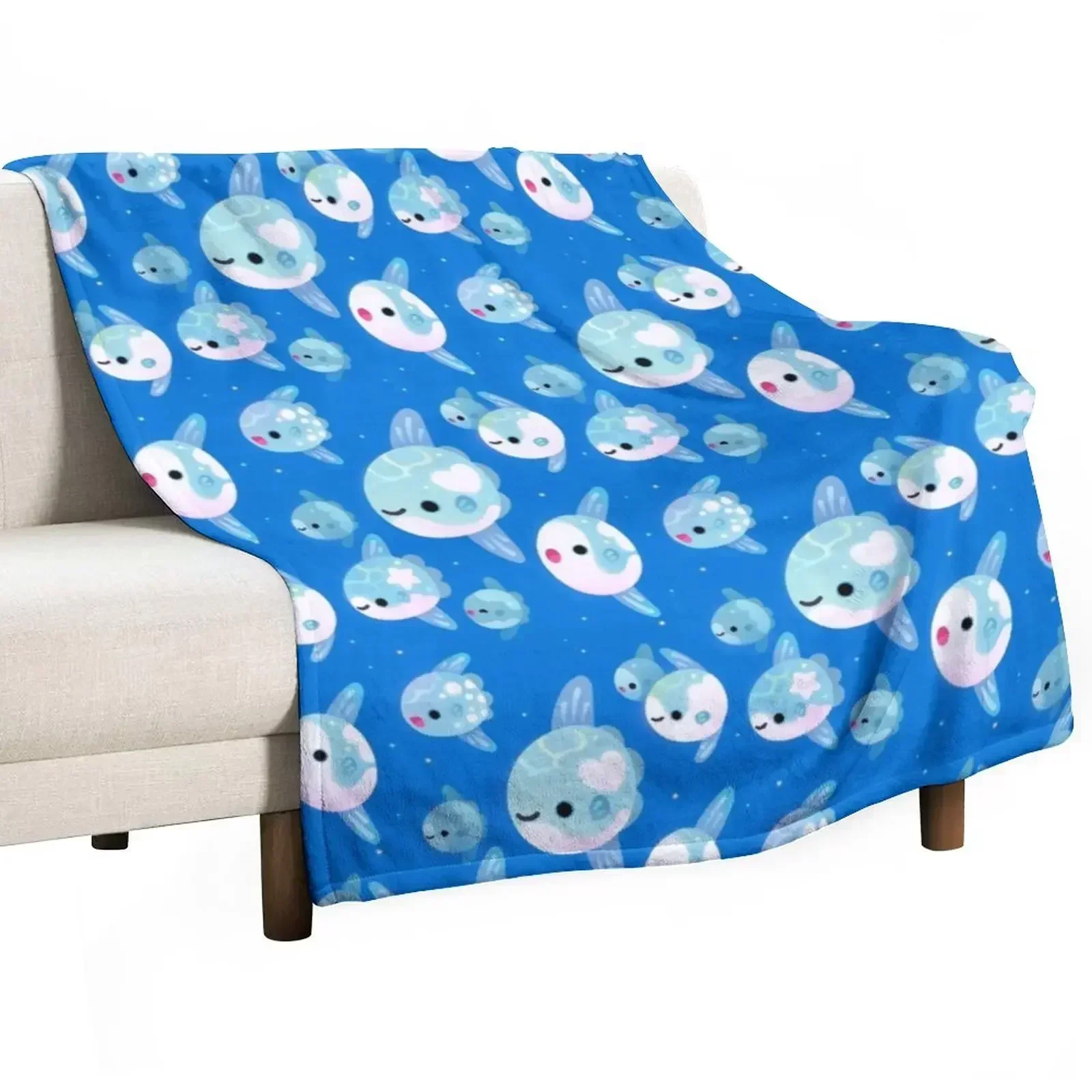 Swimming sunfish Throw Blanket Thin Soft Blanket for Summer Night Sleeping
Swimming sunfish Throw Blanket Thin Soft Blanket for Summer Night Sleeping