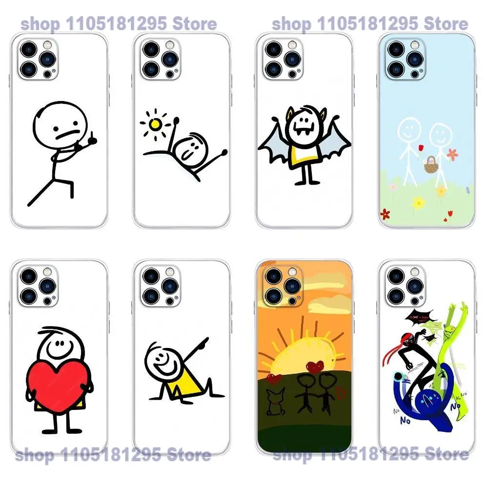 Cartoon Stickman Matchman Phone Case For iPhone 17,16,15,14,13,12,11, Plus,Pro,Max,XR,XS,Plus,E,Mini Transparent Soft Cover
Cartoon Stickman Matchman Phone Case For iPhone 17,16,15,14,13,12,11, Plus,Pro,Max,XR,XS,Plus,E,Mini Transparent Soft Cover