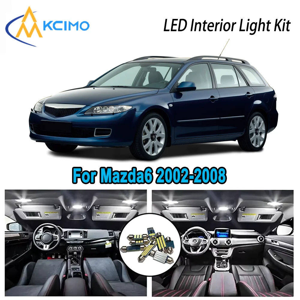 High-Quality LED Interior Kit for Mazda Mazda6 2002-2008 2004 2005 2006 2007 Premium Error-Free Dome Map Trunk Automotive Lamps
High-Quality LED Interior Kit for Mazda Mazda6 2002-2008 2004 2005 2006 2007 Premium Error-Free Dome Map Trunk Automotive Lamps