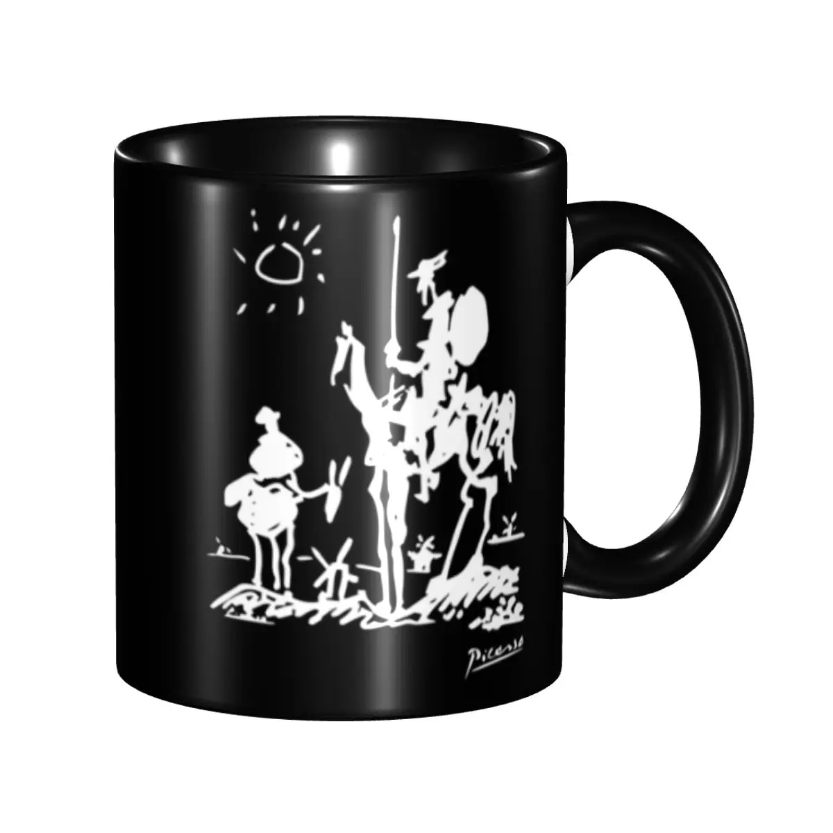 Customized Pablo Picasso Don Quixote Mugs DIY Spanish Artist Ceramic Tea Milk Coffee Cup
Customized Pablo Picasso Don Quixote Mugs DIY Spanish Artist Ceramic Tea Milk Coffee Cup