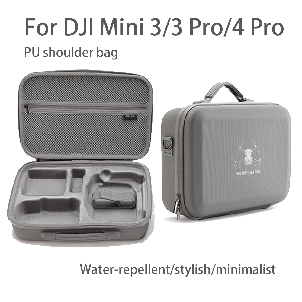 Сумка через плечо для DJI Mini 4 Pro для хранения аксессуаров для DJI Mini 3/3 Pro, материал PU и сумка через плечо
Сумка через плечо для DJI Mini 4 Pro для хранения аксессуаров для DJI Mini 3/3 Pro, материал PU и сумка через плечо