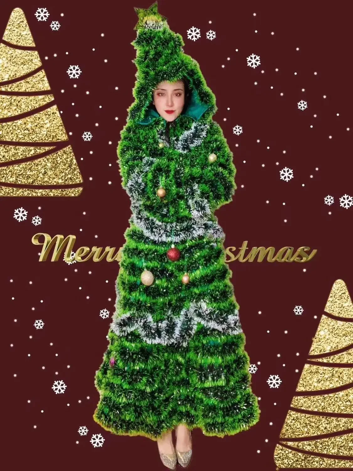 2026 Women Style Hooded Cosplay Christmas Dress Costumes One Size For Festival Showgirl Outfits Dj Ds Gogo Show Wears
2026 Women Style Hooded Cosplay Christmas Dress Costumes One Size For Festival Showgirl Outfits Dj Ds Gogo Show Wears