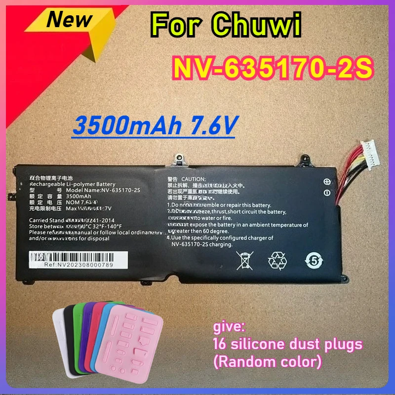 3500 мАч NV-635170-2S UTL-645170-2S 7,6 В 10-контактный 8-линейный аккумулятор для ноутбука Chuwi MiniBook 8 CWI526 CWI519 для ноутбука, планшетного ПК 
3500 мАч NV-635170-2S UTL-645170-2S 7,6 В 10-контактный 8-линейный аккумулятор для ноутбука Chuwi MiniBook 8 CWI526 CWI519 для ноутбука, планшетного ПК