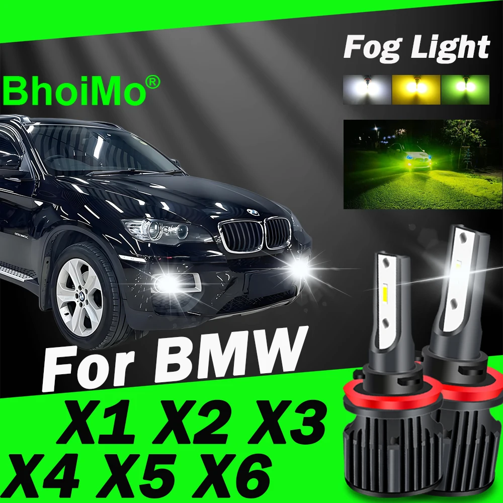 BhoiMo Front Fog Light Bulb For BMW X3 E83 F25 X6 E71 E72 F16 F86 X4 F26 X5 E53 E70 F15 F85 X1 E84 F48 X2 F39 2003 2013 Led Lamp
BhoiMo Front Fog Light Bulb For BMW X3 E83 F25 X6 E71 E72 F16 F86 X4 F26 X5 E53 E70 F15 F85 X1 E84 F48 X2 F39 2003 2013 Led Lamp