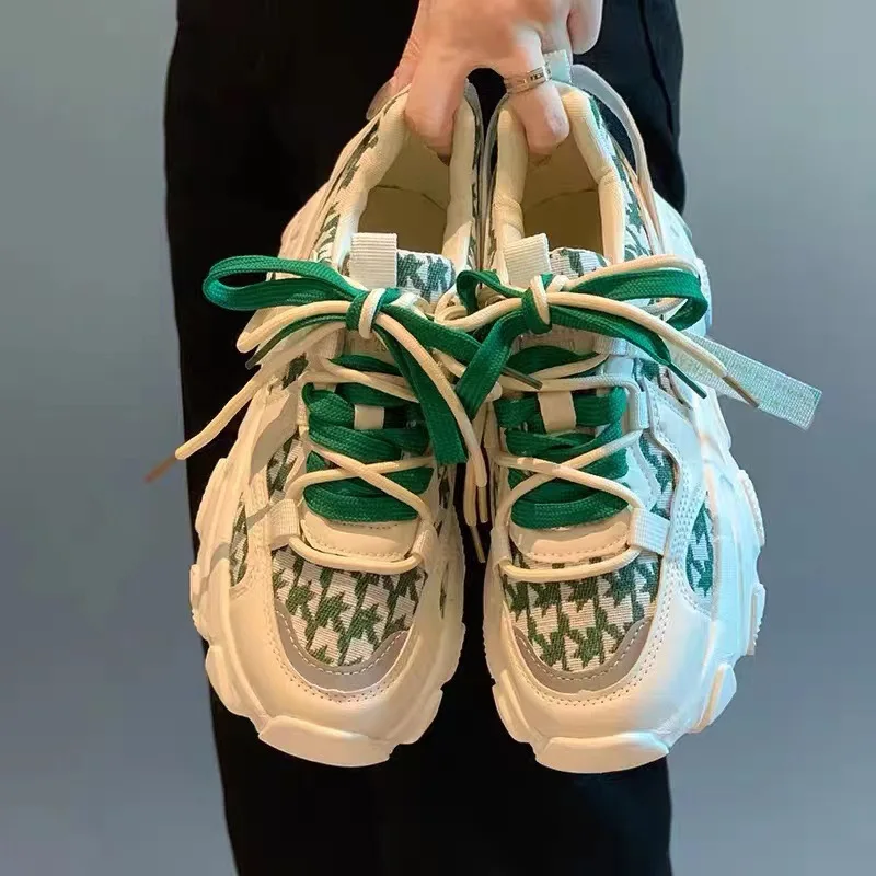 Women's Dad Sneakers Breathable Thick Bottom Platform Shoes Spring 2026 Sporty Low Top EVA Insole Rubber Outsole Flat Toe
Women's Dad Sneakers Breathable Thick Bottom Platform Shoes Spring 2026 Sporty Low Top EVA Insole Rubber Outsole Flat Toe