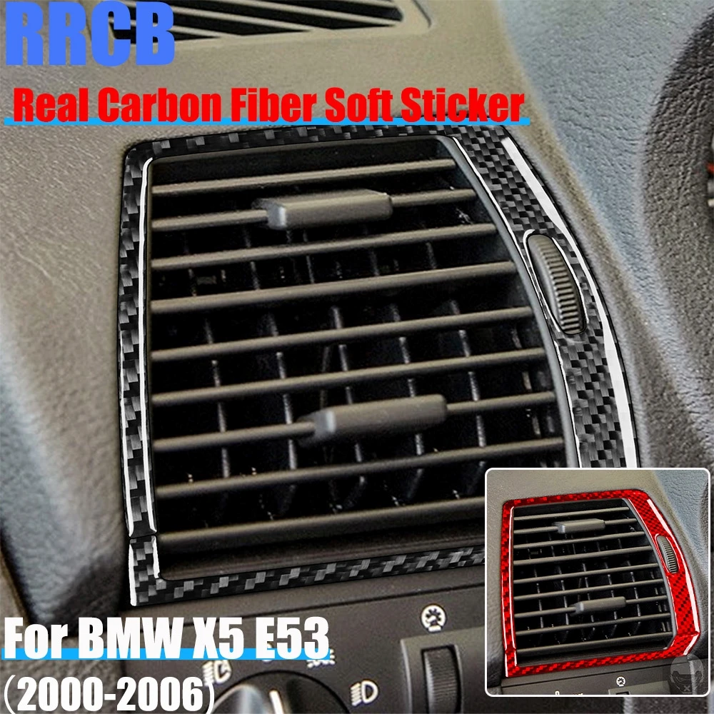 Real Carbon Fiber Car Accessories Dashboard Air Vents Trim Cover Soft Sticker For BMW X5 E53 2000 2001 2002 2003 2004 2005 2006
Real Carbon Fiber Car Accessories Dashboard Air Vents Trim Cover Soft Sticker For BMW X5 E53 2000 2001 2002 2003 2004 2005 2006