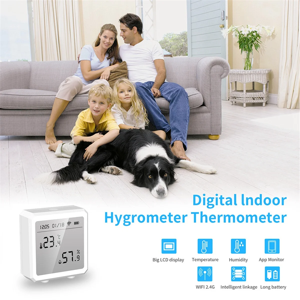 Temperature Humidity DetectorTuya WIFI Temperature Humidity Detector Sensor Smart Link Tuya Multifunction Temperature and
Temperature Humidity DetectorTuya WIFI Temperature Humidity Detector Sensor Smart Link Tuya Multifunction Temperature and