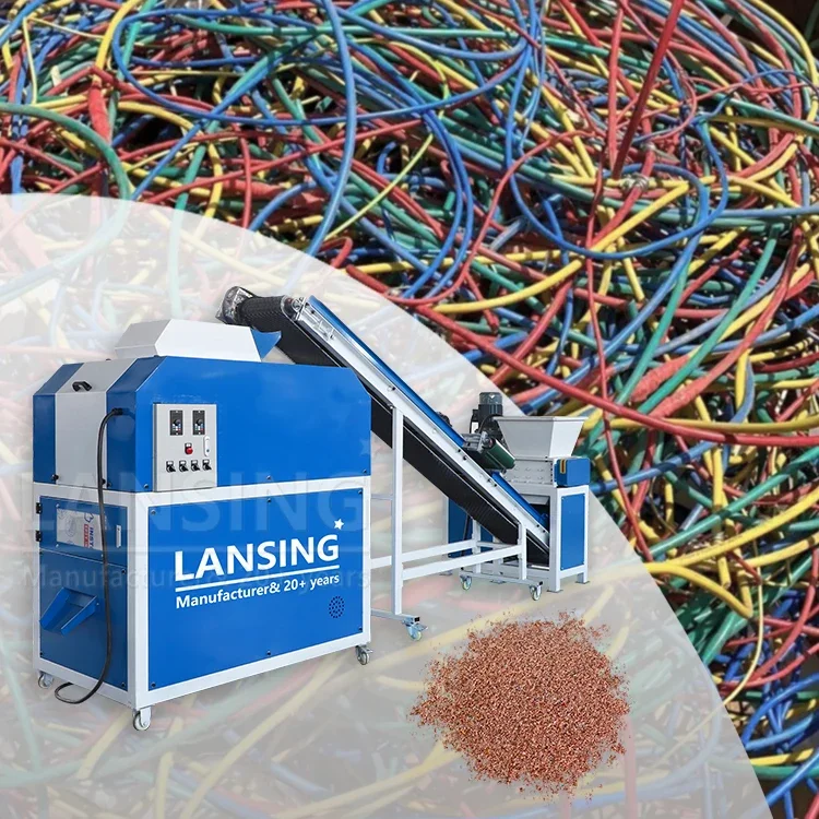 LX-300A 180kg/h Copper Cable Crushing Granulating And Separating Line Cable Wire Granulator Recycling Machine
LX-300A 180kg/h Copper Cable Crushing Granulating And Separating Line Cable Wire Granulator Recycling Machine