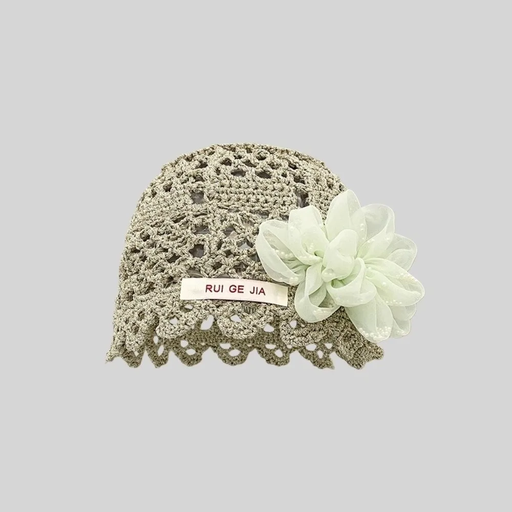 French Breathable Hollow Pullover Hats 3D Flower Hollow Out Knitted Hat Beanies Cap Spring
French Breathable Hollow Pullover Hats 3D Flower Hollow Out Knitted Hat Beanies Cap Spring